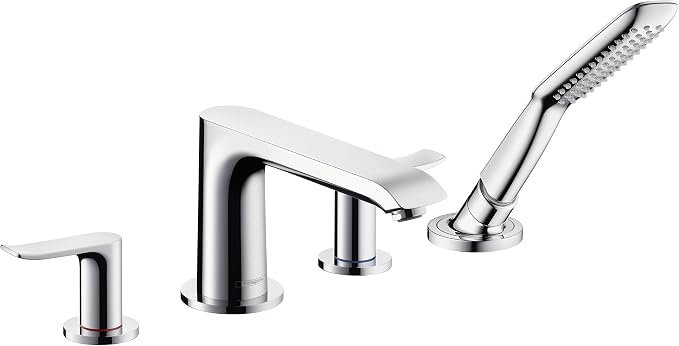 hansgrohe 汉斯格雅 metris 4孔浴缸龙头,镀铬